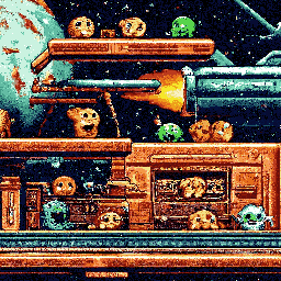 Space cookies invasion